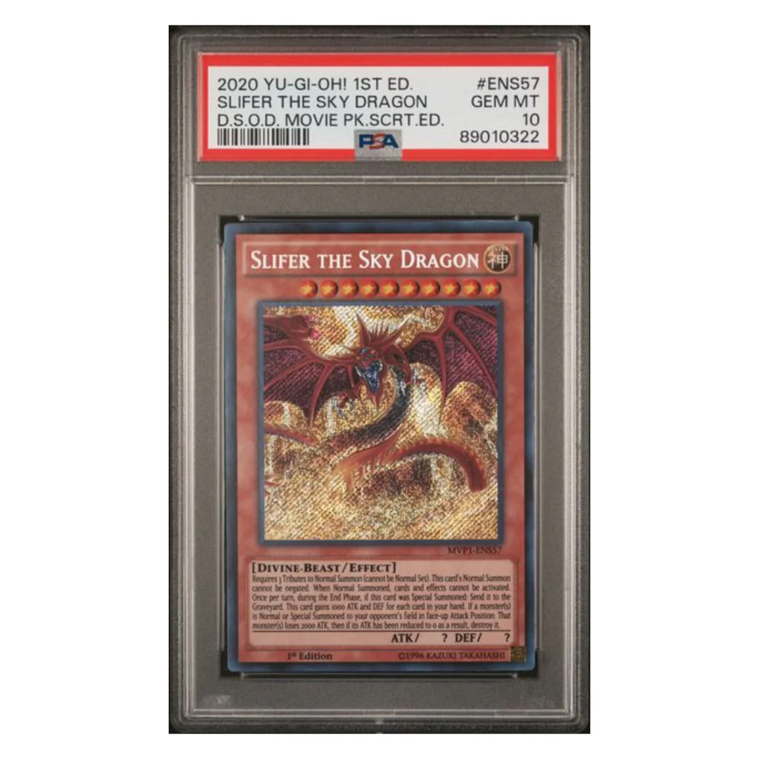 2020 YU-GI-OH! THE DARK SIDE OF DIMENSIONS MOVIE PACK SECRET EDITION #ENS57 SLIFER THE SKY DRAGON D.S.O.D. MOVIE PK.SCRT.ED.