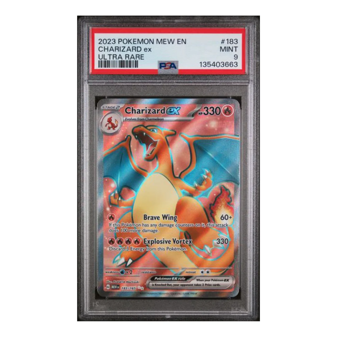 2023 POKEMON MEW EN-151 #183 CHARIZARD ex ULTRA RARE