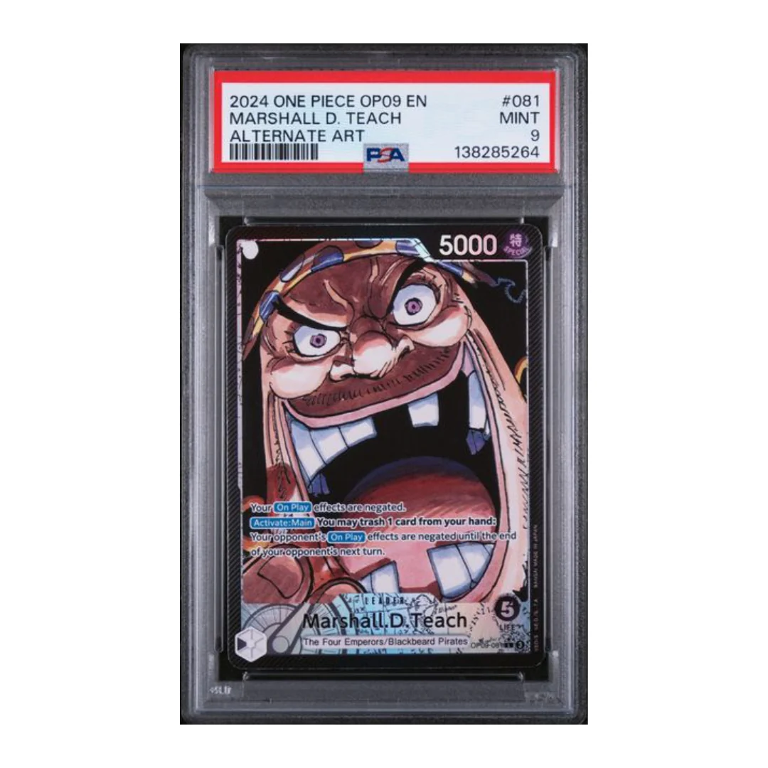2024 ONE PIECE OP09-EMPERORS IN THE NEW WORLD #081 MARSHALL D. TEACH ALTERNATE ART