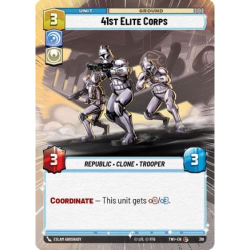 41st Elite Corps (Hyperspace) (318)  Foil