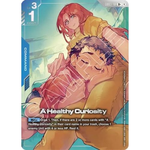 A Healthy Curiosity (R+) (GD03-101) - Steel Requiem Holofoil