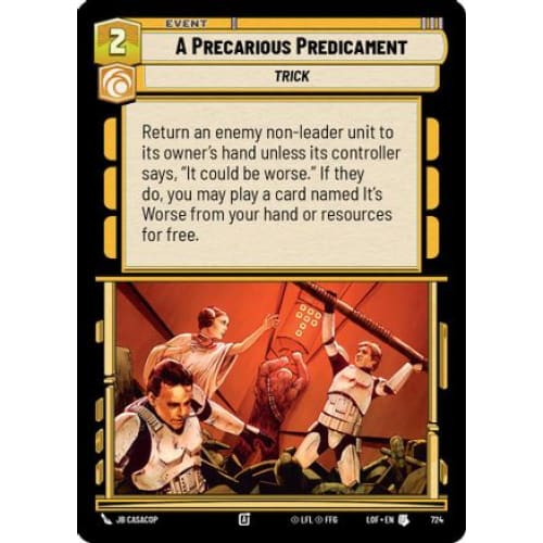 A Precarious Predicament (Foil) (724)  Foil