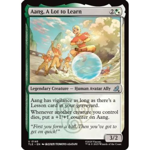 Aang, A Lot to Learn (TLE-146)