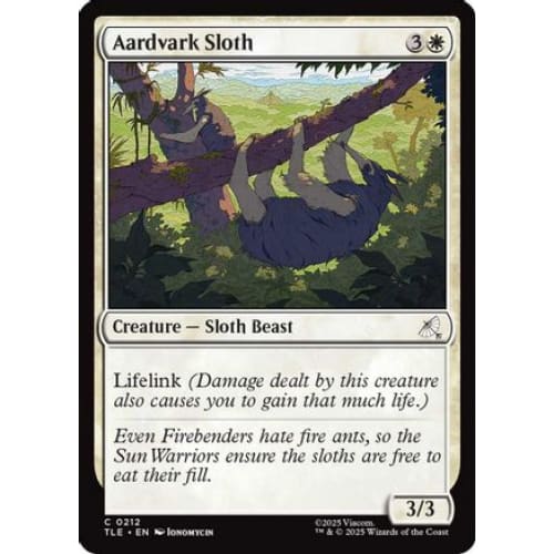 Aardvark Sloth (TLE-212)