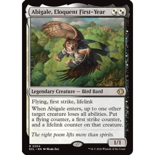Abigale, Eloquent First-Year (ECL-204)