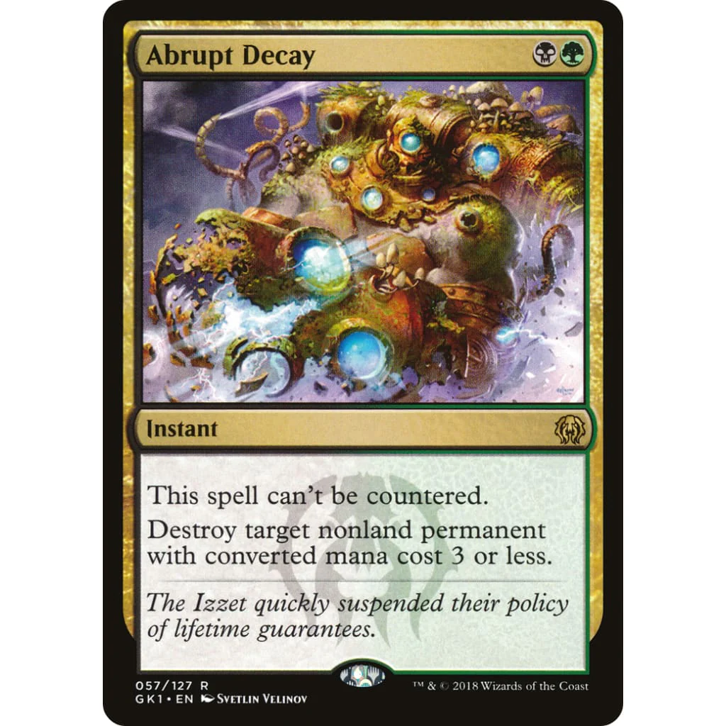 Abrupt Decay (GR1-057)