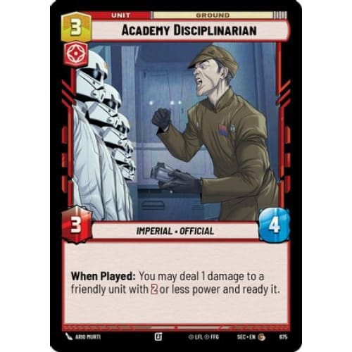 Academy Disciplinarian (Foil) (675)  Foil