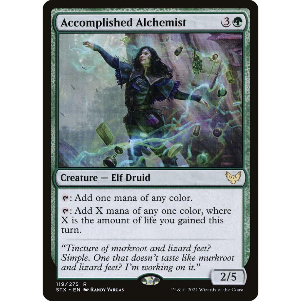 Accomplished Alchemist (STX-119) Foil