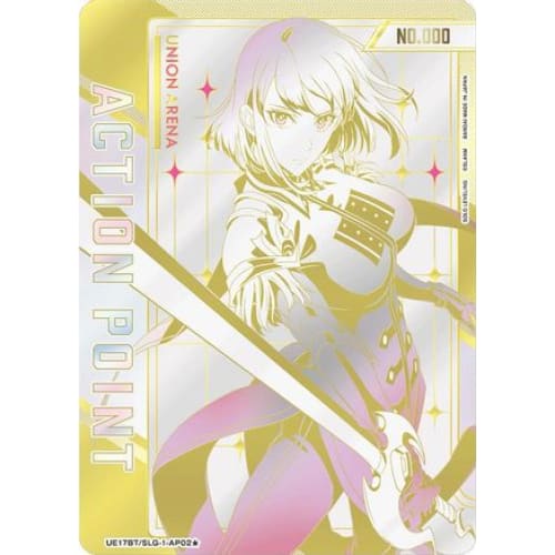 Action Point Card (AP02*) (Serial Numbered) (UE17BT/SLG-1-AP02*) - UE17BT SOLO LEVELING Foil