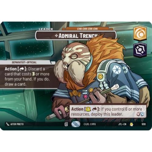 Admiral Trench - Chk-chk-chk-chk (Showcase) (1010)  Foil