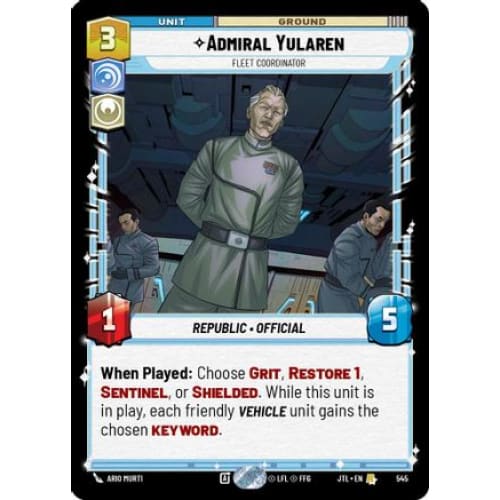 Admiral Yularen - Fleet Coordinator (Foil) (545)  Foil