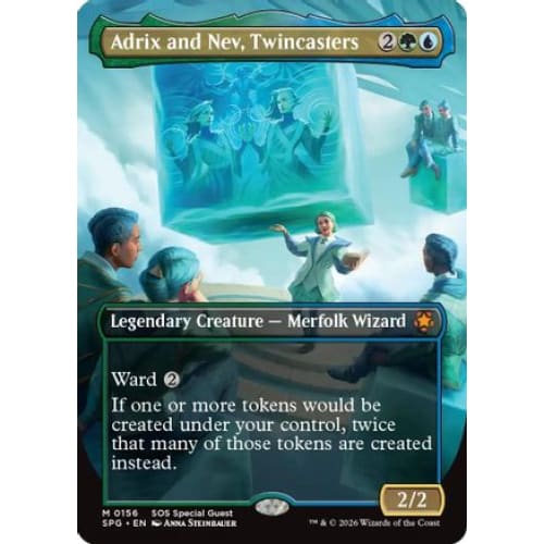 Adrix and Nev, Twincasters (Borderless) (SPG-156) Foil