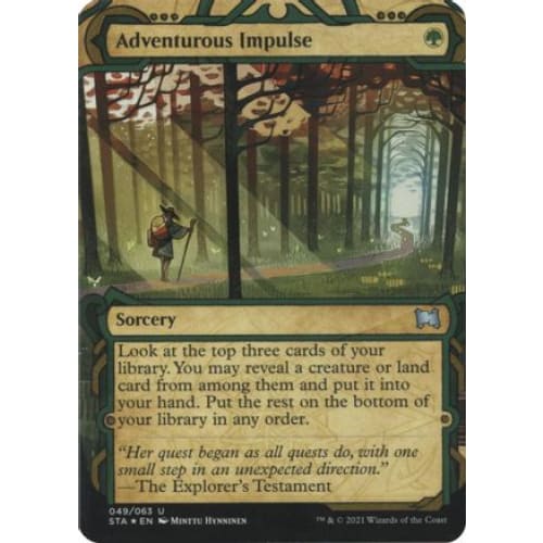 Adventurous Impulse (Foil Etched) (STA-049) (Borderless) Foil