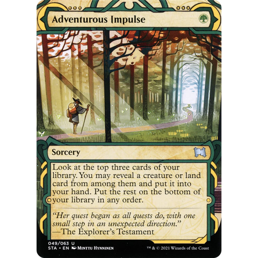 Adventurous Impulse (STA-049): (Showcase) (Borderless)