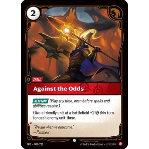 Against the Odds (001/221) - Spiritforged