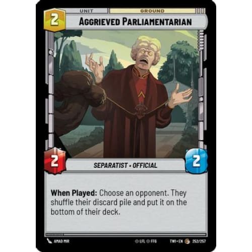 Aggrieved Parliamentarian (252/257)