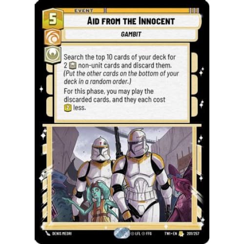 Aid from the Innocent (201/257)  Foil