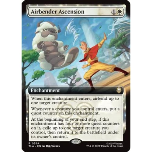 Airbender Ascension (Extended Art) (TLA-364) Foil