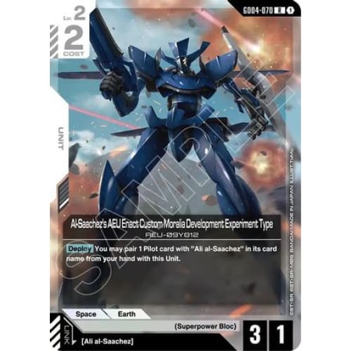 Al-Saachez's AEU Enact Custom Moralia Development Experiment Type (GD04-070) - Phantom Aria Holofoil