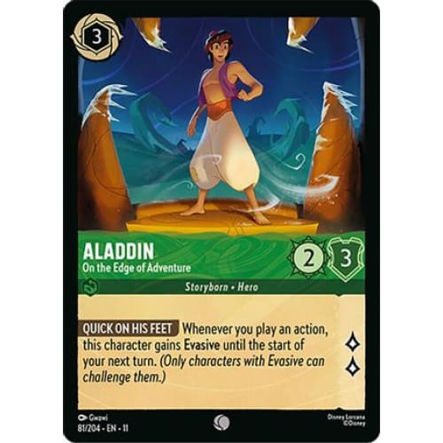 Aladdin - On the Edge of Adventure (81/204) - Winterspell