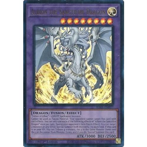Albion the Sanctifire Dragon (Ultra Rare) - RA05-EN037 Ultra Rare 1st Edition