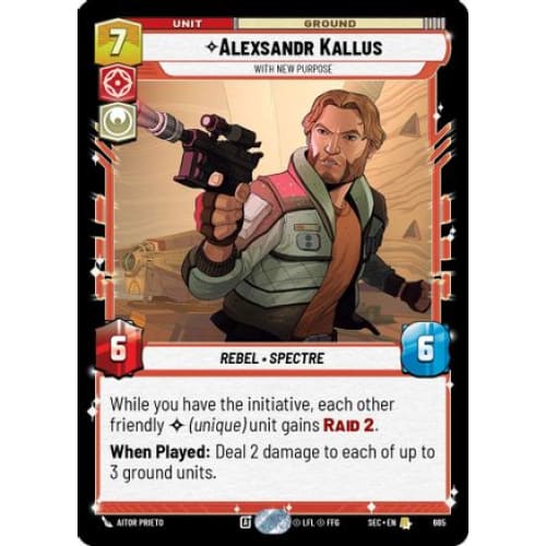 Alexsandr Kallus - With New Purpose (Foil) (665)  Foil