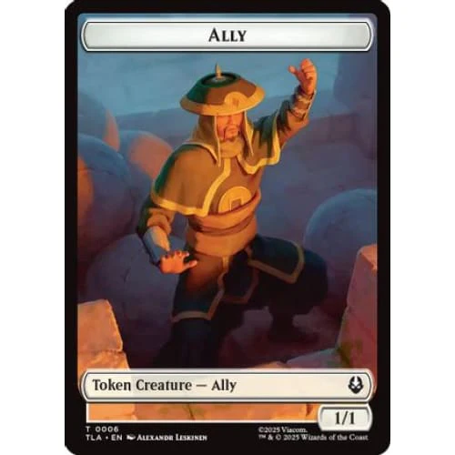 Ally (0006) // Clue (0017) Double-Sided Token (TLA-6 // 17) Foil