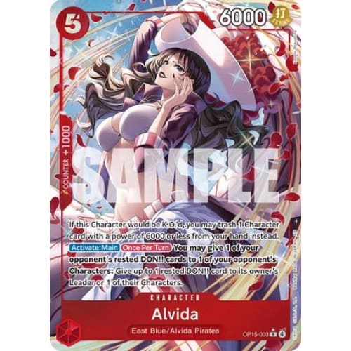 Alvida (Alternate Art) OP15-003 R Adventure on Kami's Island  Foil