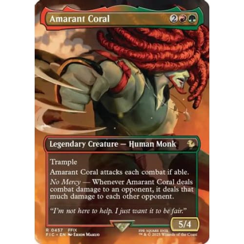 Amarant Coral (Borderless) (FIC-457) Foil
