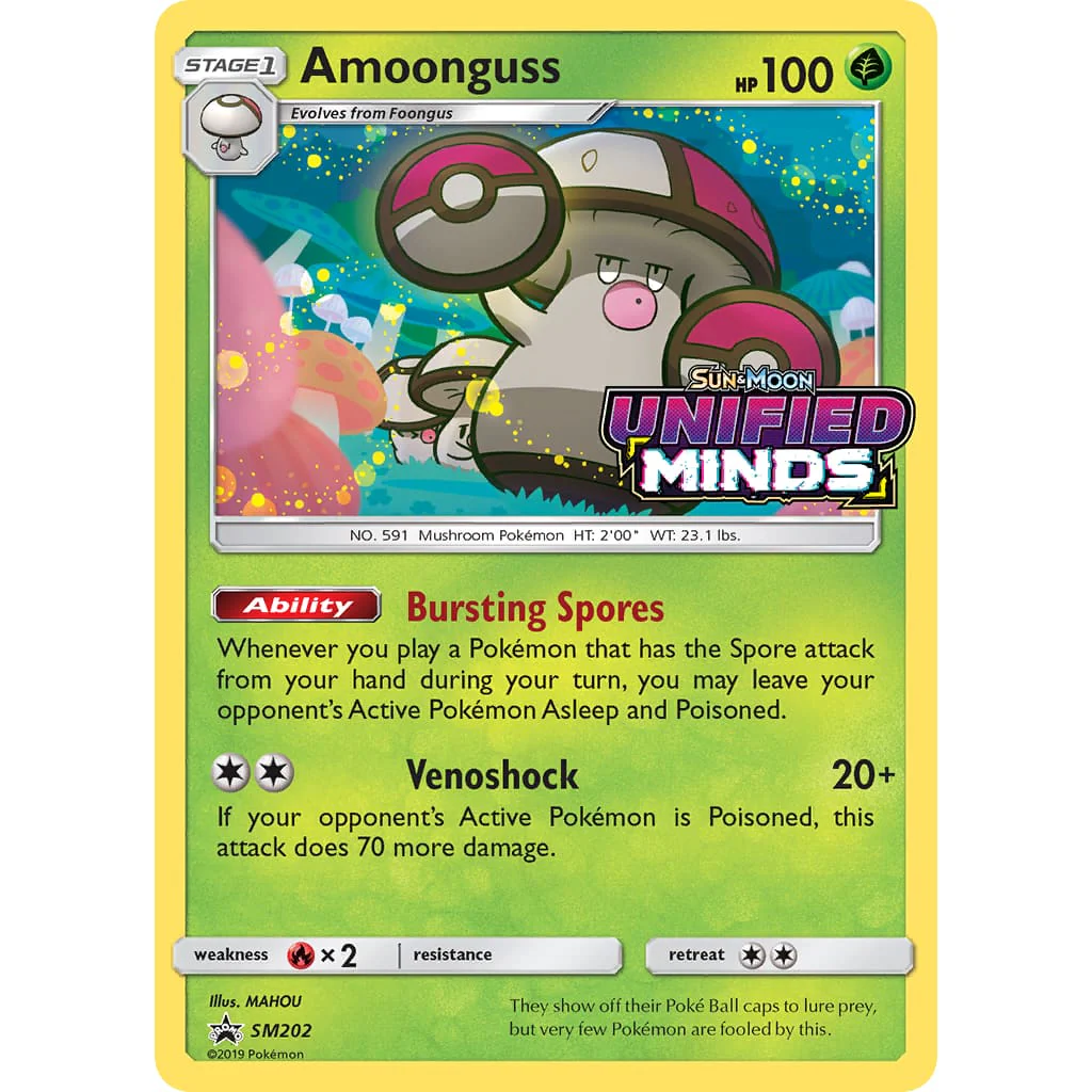 Amoonguss - SM202 (Prerelease) Promo