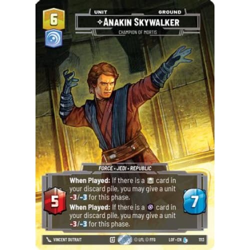Anakin Skywalker - Champion of Mortis (Prestige Foil) (1113)  Foil