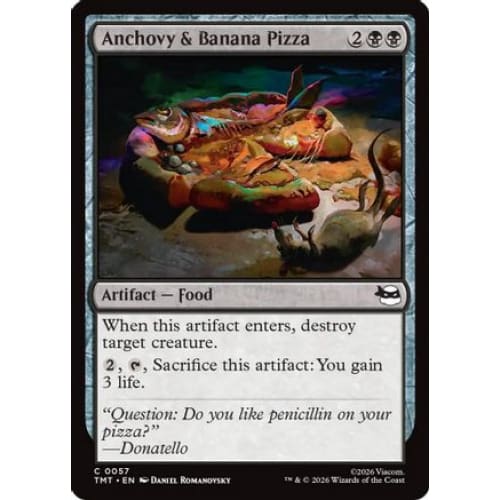 Anchovy & Banana Pizza (TMT-057)