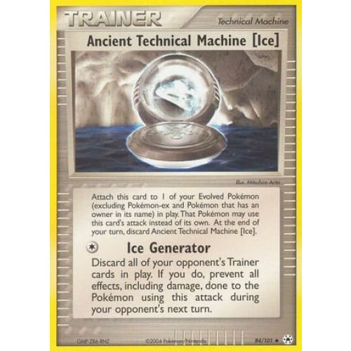 Ancient Technical Machine [Ice] (84) Uncommon Reverse Holofoil