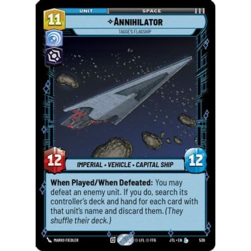 Annihilator - Tagge's Flagship (Foil) (539)  Foil