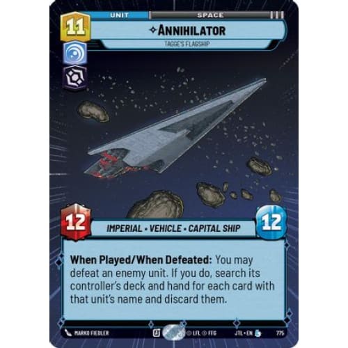 Annihilator - Tagge's Flagship (Hyperspace Foil) (775)  Foil