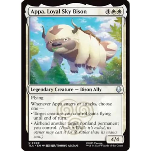 Appa, Loyal Sky Bison (TLA-009) Foil