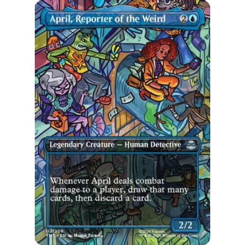 April, Reporter of the Weird (Borderless) (TMT-206)