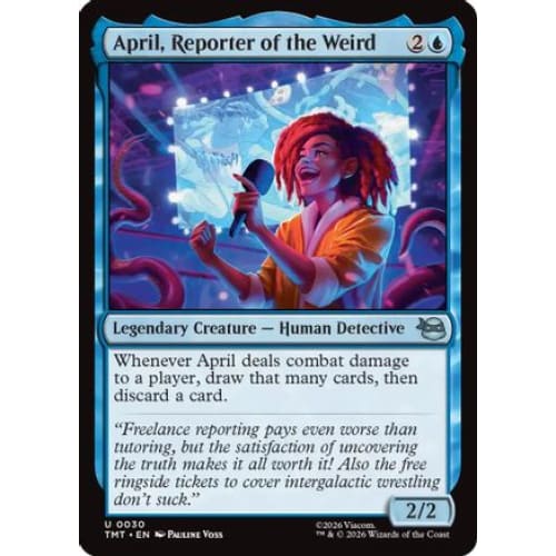 April, Reporter of the Weird (TMT-030)