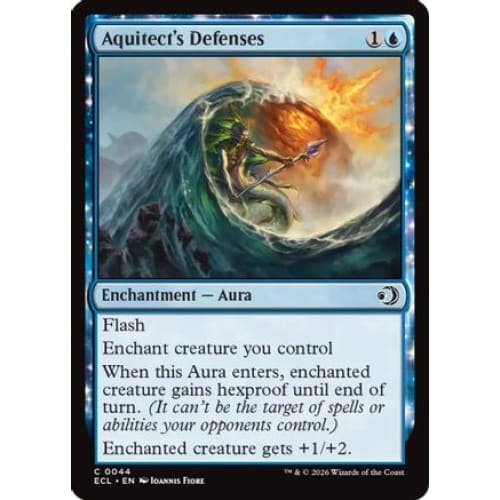 Aquitect's Defenses (ECL-044) Foil
