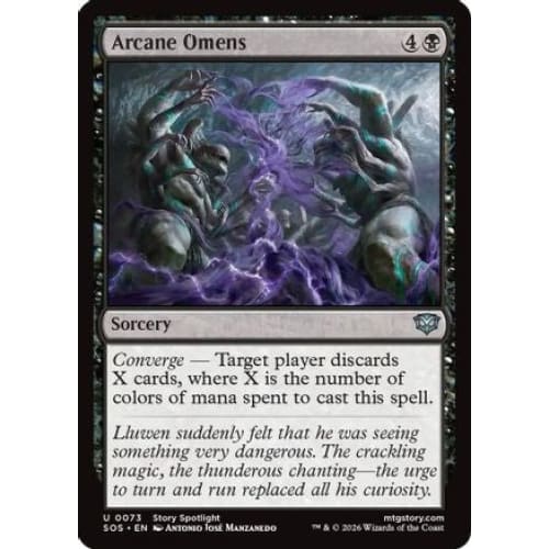 Arcane Omens (SOS-073) Foil