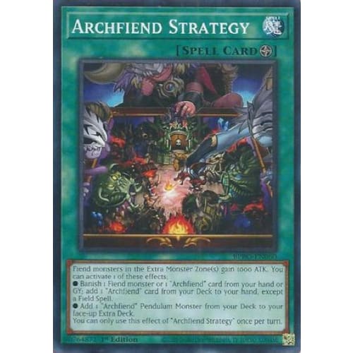 Archfiend Strategy - BPRO-EN060 Rare 1st Edition
