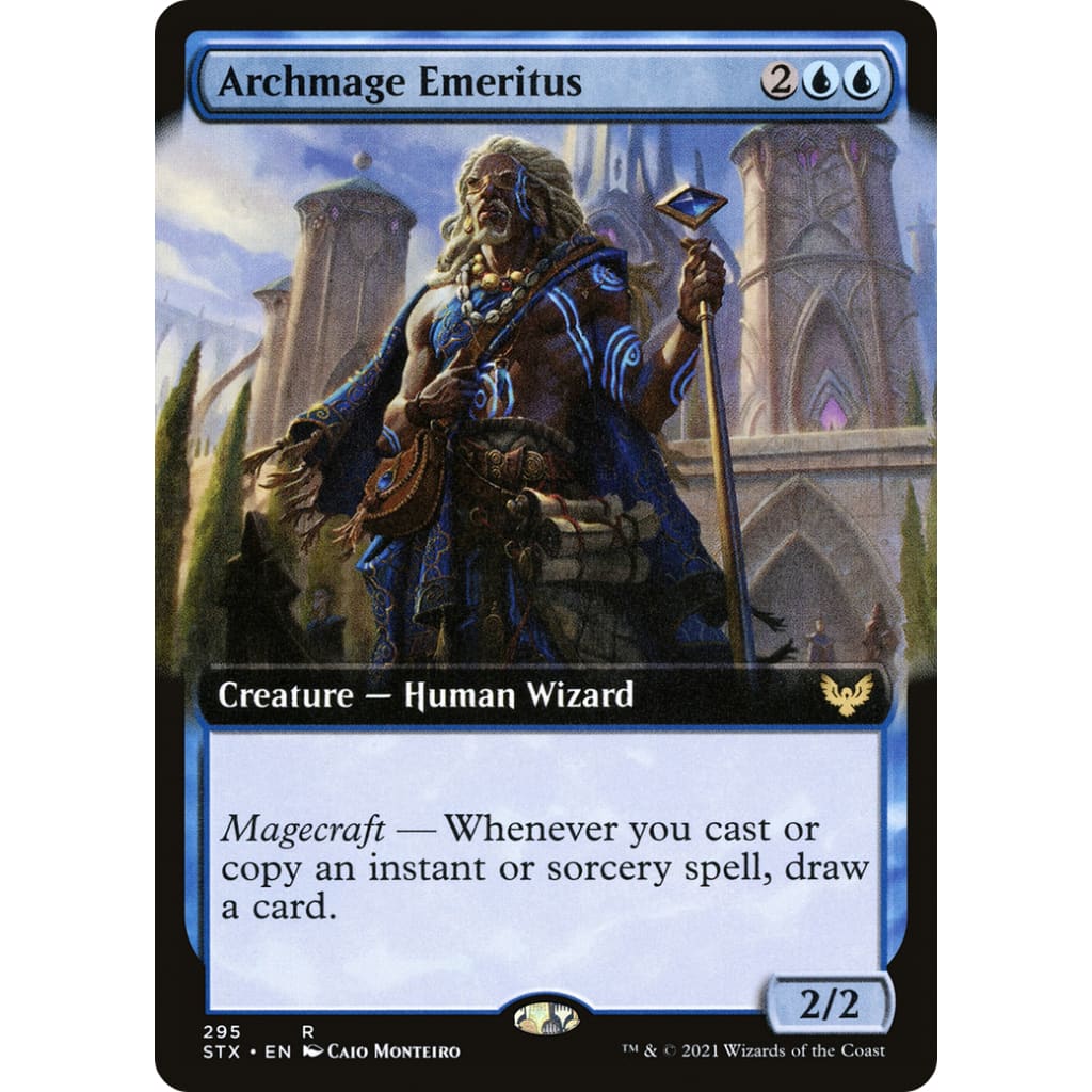 Archmage Emeritus (Extended Art) (STX-295): (Extended Art) Foil