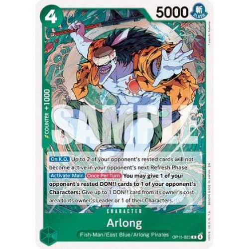 Arlong OP15-023 R Adventure on Kami's Island  Foil