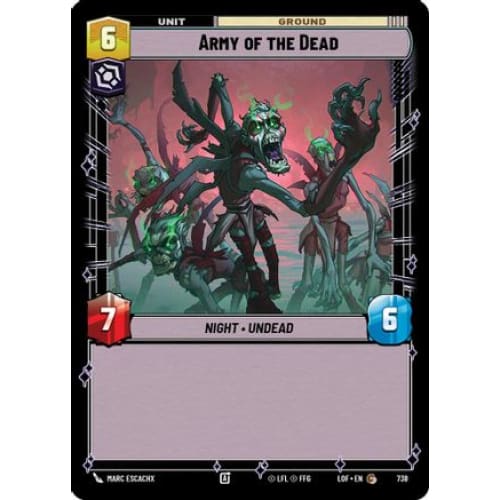 Army of the Dead (Foil) (738)  Foil