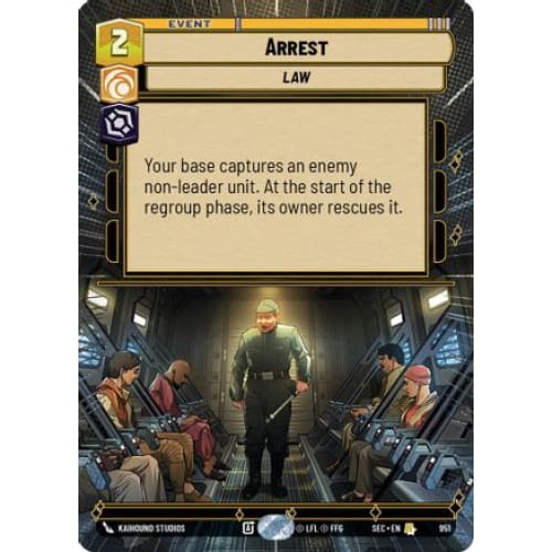 Arrest (Hyperspace Foil) (951)  Foil