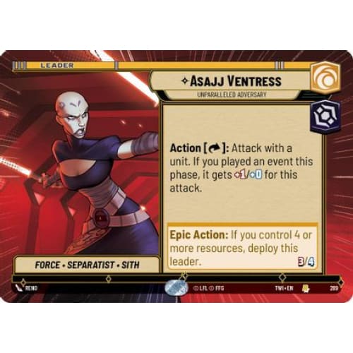 Asajj Ventress - Unparalleled Adversary (Hyperspace) (289)