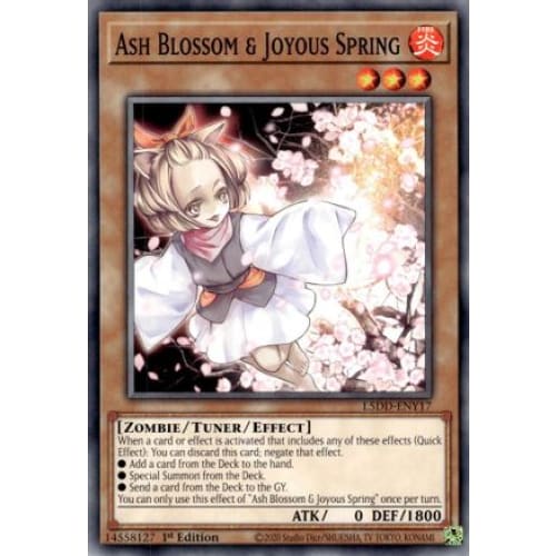 Ash Blossom & Joyous Spring (L5DD-ENY17) - L5DD-ENY17 Common / Short Print 1st Edition
