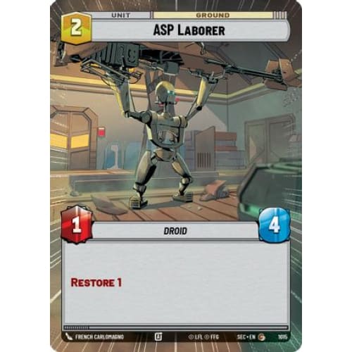 ASP Laborer (Hyperspace Foil) (1015)  Foil