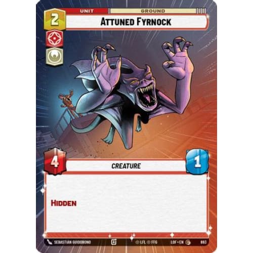 Attuned Fyrnock (Hyperspace Foil) (883)  Foil