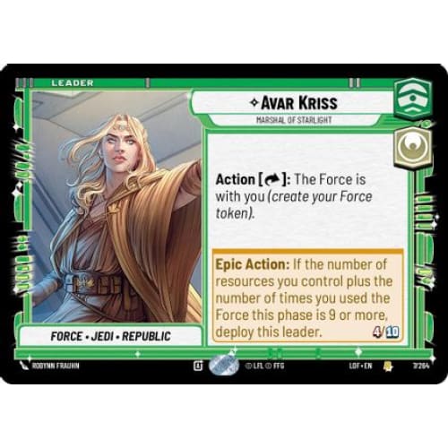 Avar Kriss - Marshal of Starlight (007/264)